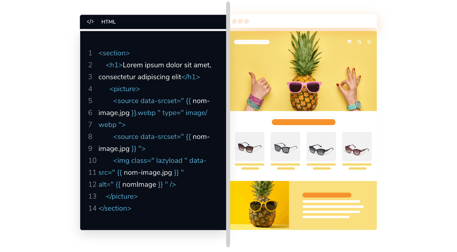 Éditeur HTML WiziShop